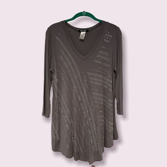 Sparkly‎ Grey Tunic - Picture 1 of 2